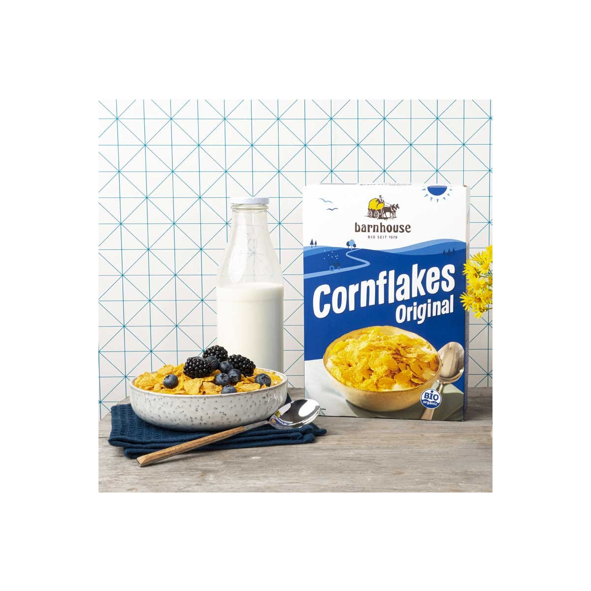 Corn Flakes original bio 375g Barnhouse - QUIERO BIO SCA