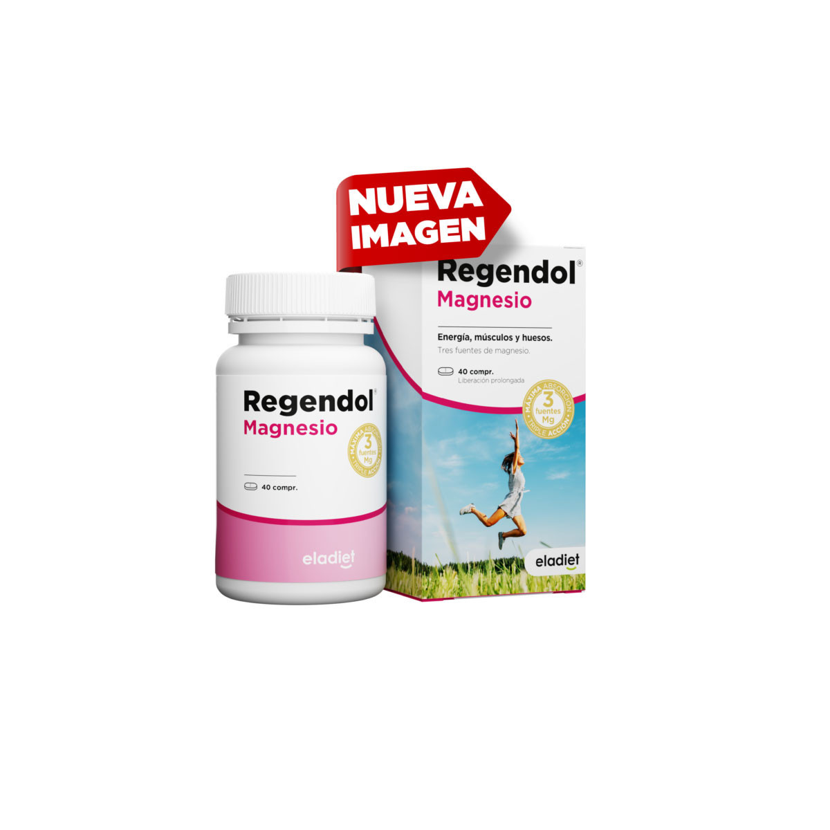 Regendol Magnesio 40 comprimidos Eladiet - QUIERO BIO SCA