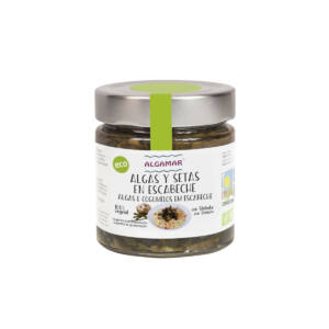 Algas y setas en escabeche bio 160g Algamar