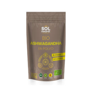 Ashwagandha en polvo Bio 125g Sol Natural