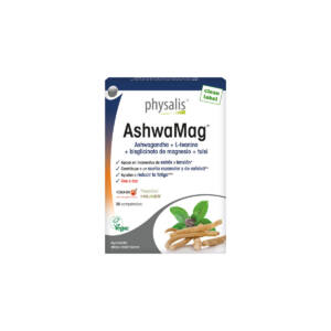 AshwaMag Ashwagandha KSM-66 + Magnesio 30 comprimidos Physalis
