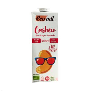 Bebida de Anacardo (cashew) nature sin Azucar Bio 6x1L Ecomil