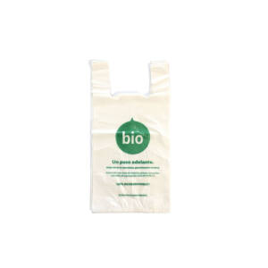 Bolsa Camiseta pequeña (Shirt) 40x50 Compostable 100unds