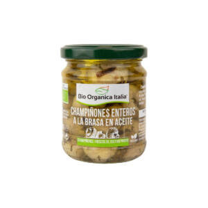 Champiñones enteros a la brasa en aceite Bio 190g Organica Italia