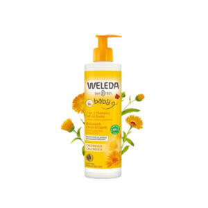 Champu-Gel (2 en 1) de calendula bebe y niño 400ml Weleda