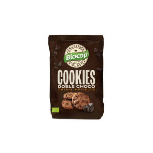 Cookies Trigo Espelta Doble Chocolate Bio 200g Biocop