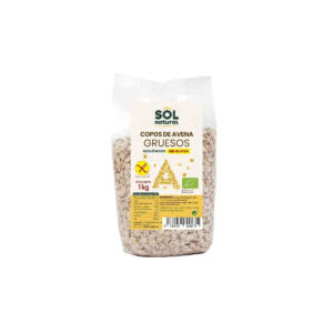 Copos de avena gruesos sin gluten bio 1kg Sol Natural