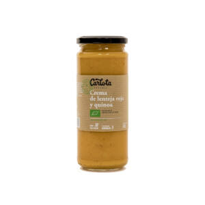 Crema lentejas rojas y quinoa 450ml Carlota Organic