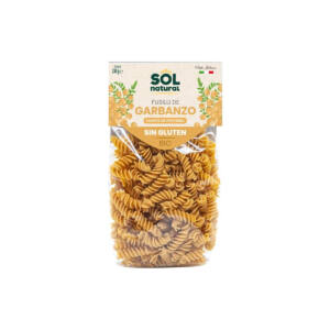 Fusilli de garbanzo bio sin gluten 250g Sol Natural