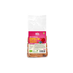 Galletas de espelta manzana y arandano bio 175g Sol Natural
