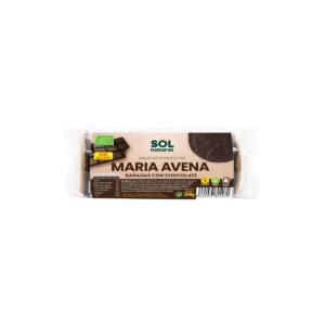 Galletas Maria de Avena bañadas chocolate sin gluten bio 200g Sol Natural