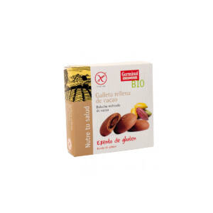 Galletas rellenas de crema de cacao bio sin gluten 200 g Germinal