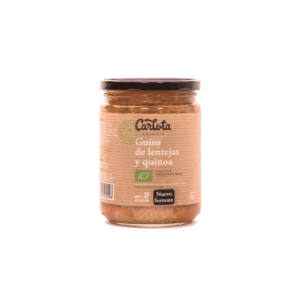 Guiso de lentejas y quinoa Bio 425g Carlota Organic
