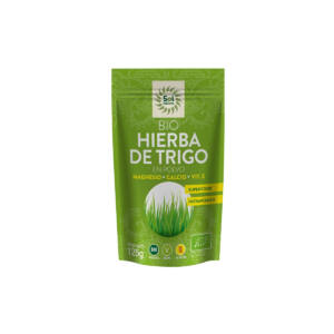 Hierba de trigo en polvo Bio 125g Sol Natural