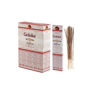 Incienso Goloka Saffron (azafran) 12x15g Nag Champa