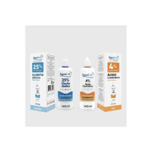 Kit Clorito Sódico + Activador (140ml+140ml) AguaLab