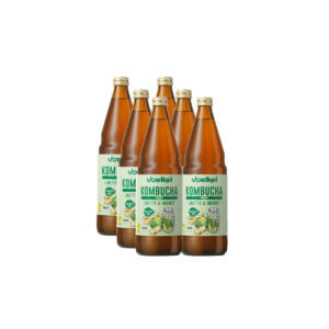 Kombucha Lima y jengibre bio 6x750ml Voelkel