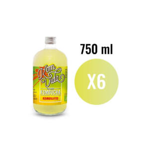 Kombucha Limon, Lima y Hierbabuena (Kombujito) Bio 6x750ml Komvida