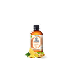 Kombucha ZERO Ginger & Lemon Bio 400ml Captain Kombucha