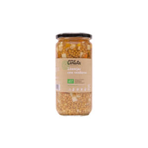 Lentejas con verduras Bio 720g Carlota Organic