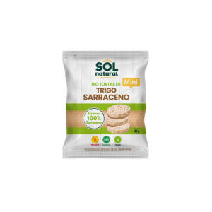 Mini tortitas de trigo sarraceno sin gluten bio 45g Sol Natural
