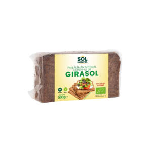 Pan aleman centeno integral con pipas de girasol bio 500g Sol natural