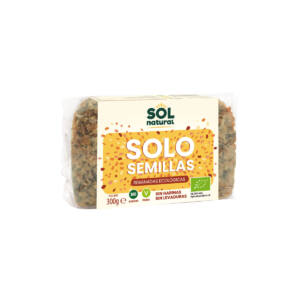 Pan solo Semillas sin Harina ni Levadura 300g Sol Natural