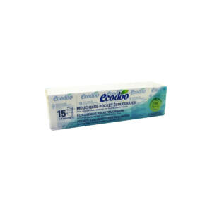 Pañuelos de bolsillo 100% reciclado 9x15uds Ecodoo