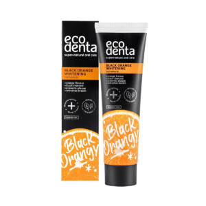 Pasta dental Negra Blanqueadora sabor naranja 100ml EcoDenta