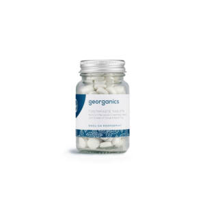 Pasta dental en PASTILLA con Menta 120 unidades Georganics