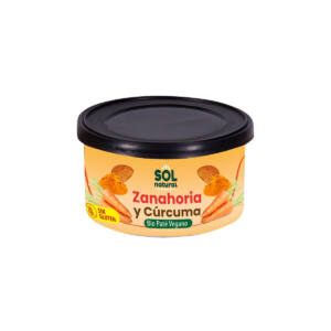 Pate vegano zanahoria curcuma bio 125g Sol Natural