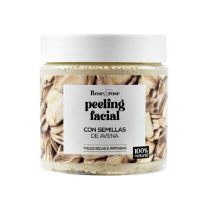 Peeling facial Salvado de avena Natural 200ml Rose&Rose