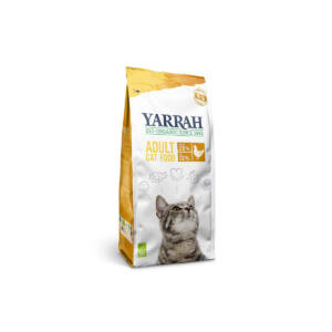 Pienso para gatos con pollo y proteína bio 800g Yarrah