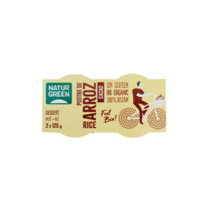 Postre de arroz cacao Bio 2x125g Naturgreen