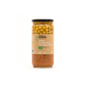 Potaje de garbanzos con alga kombu Bio 720g Carlota Organic