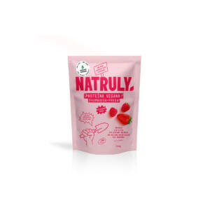 Proteina Vegana 73% Fresa y Frambuesa Bio 350g Natruly