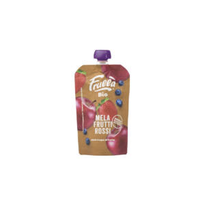 Pure de manzana, arandanos y fresa bio 100g Frulla