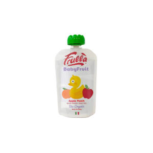 Pure Manzana y Melocoton bio (caja 10u) Baby 100g Frulla