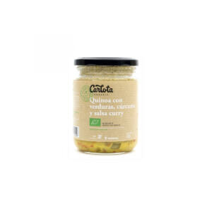 Quinoa con verduras curcuma y curry 425g Carlota Organic