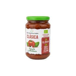 Salsa de tomate clasica con albahaca Bio 350ml Organica Italia