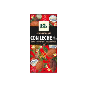 Tableta chocolate con leche de coco Bio 70g Sol Natural