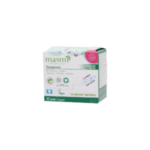 Tampones de algodon super sin aplicador bio 18ud Masmi