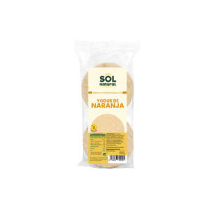 Tortitas de arroz yogur y naranja s/g bio 100g Sol Natural