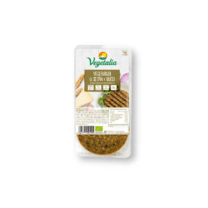 Vegeburguer de seitan y queso bio 160g Vegetalia