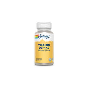 Vitamina D3 + K2 60vcaps Solaray