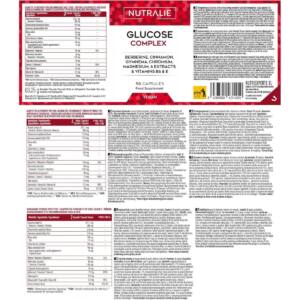 Glucosa complex con berberina, cromo y canela 90 caps Nutralie