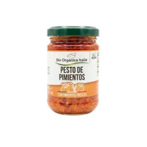 Pesto Pimientos vegano Bio 140g Organica Italia